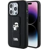Dėklas Karl Lagerfeld KLHCP15LGSAKCPK IPHONE 15 PRO 6.1 "Juodas/Juodas HARDCASE GRIPSTAND SAFFIANO KARL &amp; CHUPETTE PINS