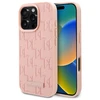 Apple iPhone 16 Pro Karl Lagerfeld Hot Stamp MagSafe (KLHMP16LPKHPORPP) dėklas telefonui rožinės spalvos