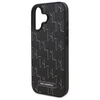 Karl Lagerfeld KLHMP16SPKHPORPK Apple iPhone 16 6.1″ juodos spalvos kietas dėklas Hot Stamp Magsafe