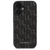 Apple iPhone 16 Plus Karl Lagerfeld Hot Stamp MagSafe (KLHMP16MPKHPORPK) dėklas telefonui juodos spalvos