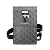 Dėklas Karl Lagerfeld krepšys Ikonik Karl Monogram Patch (KLWBSAMIPG) sidabrinės spalvos