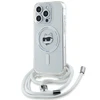 Apple iPhone 14 Pro Max Karl Lagerfeld dėklas IML Choupette Head &amp; Cord MagSafe (KLHMP14XHCCHNT) skaidrus