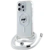 Apple iPhone 13 Pro Max Karl Lagerfeld dėklas IML Choupette Head &amp; Cord MagSafe (KLHMP13XHCCHNT) skaidrus