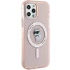 Apple iPhone 12 / 12 Pro Karl Lagerfeld dėklas IML Choupette MagSafe (KLHMP12MHFCCNOP) rožinės spalvos