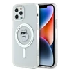 Apple iPhone 12 / 12 Pro Karl Lagerfeld dėklas IML Choupette MagSafe (KLHMP12MHFCCNOT) skaidrus