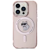 Apple iPhone 15 Pro Karl Lagerfeld dėklas IML Choupette MagSafe (KLHMP15LHFCCNOP) rožinės spalvos