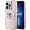 Apple iPhone 15 Pro Karl Lagerfeld dėklas IML Choupette MagSafe (KLHMP15LHFCCNOP) rožinės spalvos