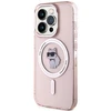 Apple iPhone 15 Pro Karl Lagerfeld dėklas IML Choupette MagSafe (KLHMP15LHFCCNOP) rožinės spalvos