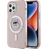 Apple iPhone 12 / 12 Pro Karl Lagerfeld dėklas IML Choupette MagSafe (KLHMP12MHFCCNOP) rožinės spalvos