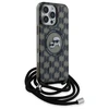 Karl Lagerfeld KLHMP16XHCKCKLCK Apple iPhone 16 Pro Max 6.9" dėklas telefonui juodos spalvos IML Crossbody Monogram Karl &amp; Choupette Head MagSafe