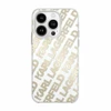 Apple iPhone 13 / 14 / 15 Karl Lagerfeld dėklas IML Fullover Logo (KLHCP15SHKFOEMD) aukso spalvos