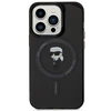 Karl Lagerfeld dėklas skirtas Apple iPhone 15 Pro KLHMP15LHFCKNOK (Ikonik + MAG) juodos spalvos