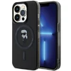 Apple iPhone 14 Pro Max Karl Lagerfeld dėklas IML Ikonik MagSafe (KLHMP14XHFCKNOK) juodos spalvos