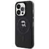 Apple iPhone 14 Pro Max Karl Lagerfeld dėklas IML Ikonik MagSafe (KLHMP14XHFCKNOK) juodos spalvos