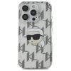 Karl Lagerfeld IML Karl Head Electroplated - dėklas skirtas Apple iPhone 16 Pro transparent