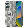 Karl Lagerfeld IML Karl Head Electroplated Apple iPhone 16 - dėklas telefonui juodos spalvos