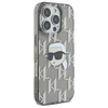 Karl Lagerfeld IML Karl Head Electroplated Apple iPhone 16 Pro - dėklas telefonui juodos spalvos