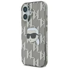 Karl Lagerfeld IML Karl Head Electroplated Apple iPhone 16 - dėklas telefonui juodos spalvos