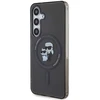 Samsung Galaxy S24 Karl Lagerfeld Dėklas IML Karl&amp;Choupette MagSafe (KLHMS24SHGKCNOK) juodos spalvos