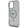 Karl Lagerfeld IML Metal Choupette Head MagSafe Apple iPhone 16 Pro Max - dėklas telefonui juodos spalvos