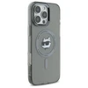 Karl Lagerfeld IML Metal Choupette Head MagSafe Apple iPhone 16 Pro Max - dėklas telefonui juodos spalvos