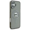 Karl Lagerfeld IML Metal Karl Head MagSafe Apple iPhone 16 Plus Case - dėklas telefonui juodos spalvos