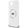 Karl Lagerfeld IML metalinis Karl Head MagSafe dėklas iPhone 16e Baltas