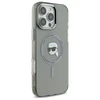 Karl Lagerfeld IML Metal Karl Head MagSafe Apple iPhone 16 Pro Max - dėklas telefonui juodos spalvos