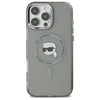 Karl Lagerfeld IML Metal Karl Head MagSafe Apple iPhone 16 Pro Max - dėklas telefonui juodos spalvos
