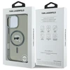 Karl Lagerfeld IML Metal Karl Head MagSafe Apple iPhone 16 Pro Max - dėklas telefonui juodos spalvos