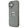 Karl Lagerfeld IML Metal Karl Head MagSafe Apple iPhone 16 Case - dėklas telefonui juodos spalvos