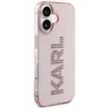 Dėklas Karl Lagerfeld IML Rhinestones Logo iPhone 16 Case - Rožinė