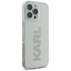 Karl Lagerfeld IML Rhinestones logotipas iPhone 16 Pro dėklas – skaidrus