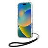 Karl Lagerfeld IML Zebra Pattern & Cord Apple iPhone 16 Case - dėklas telefonui juodos spalvos