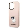 Karl Lagerfeld dėklas, skirtas iPhone 14 Pro 6,1 KLHCP14LSNCHBCP rožinė kietas dėklas , skirtas Silikoninis Choupette
