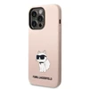 Karl Lagerfeld dėklas, skirtas iPhone 14 Pro 6,1 KLHCP14LSNCHBCP rožinė kietas dėklas , skirtas Silikoninis Choupette