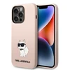 Karl Lagerfeld dėklas, skirtas iPhone 14 Pro 6,1 KLHCP14LSNCHBCP rožinė kietas dėklas , skirtas Silikoninis Choupette