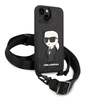 Karl Lagerfeld NFT Monogram Ikonik Patch - dėklas skirtas Apple iPhone 14 Juodas