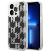 Apple iPhone 14 Pro Max Karl Lagerfeld dėklas Liquid Glitter Monogram (KLHCP14XLMNMK) juodos spalvos