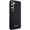 Samsung Galaxy S23 Karl Lagerfeld dėklas Saffiano Mono Metal Logo (KLHCS23SSAKLHPK) juodos spalvos