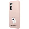 Karl Lagerfeld KLHCS23SSNCHBCP S23 S911 kietas dėklas rožinės spalvos Silicone Choupette