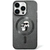 Apple iPhone 11 / XR Karl Lagerfeld dėklas Karl&amp;Choupette Glitter MagSafe (Klhmn61hgkcnok) juodos spalvos