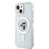 Apple iPhone 15 Plus Karl Lagerfeld dėklas Karl&amp;Choupette Glitter MagSafe (KLHMP15MHGKCNOT) skaidrus