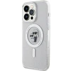 Apple iPhone 15 Pro Max Karl Lagerfeld dėklas Karl&Choupette Glitter MagSafe (KLHMP15XHGKCNOT) skaidrus
