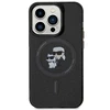 Apple iPhone 15 Pro Karl Lagerfeld dėklas Karl&amp;Choupette Glitter MagSafe (KLHMP15LHGKCNOK) juodos spalvos