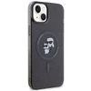 Karl Lagerfeld KLHMP15MHGKCNOK Apple iPhone 15 Plus / 14 Plus 6.7″ juodos spalvos kietas dėklas Karl&Choupette Gli