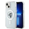 Apple iPhone 15 Plus Karl Lagerfeld dėklas Karl&amp;Choupette Glitter MagSafe (KLHMP15MHGKCNOT) skaidrus