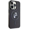 Apple iPhone 15 Pro Karl Lagerfeld dėklas Karl&amp;Choupette Glitter MagSafe (KLHMP15LHGKCNOK) juodos spalvos