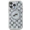 Apple iPhone 15 Karl Lagerfeld IML Monogram Karl&amp;Choupette Head MagSafe (KLHMP15SHMCKMHT) dėklas telefonui skaidrus