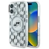 Karl Lagerfeld IML Monogram Karl &amp; Choupette Head MagSafe Apple iPhone 16 - dėklas telefonui skaidrus